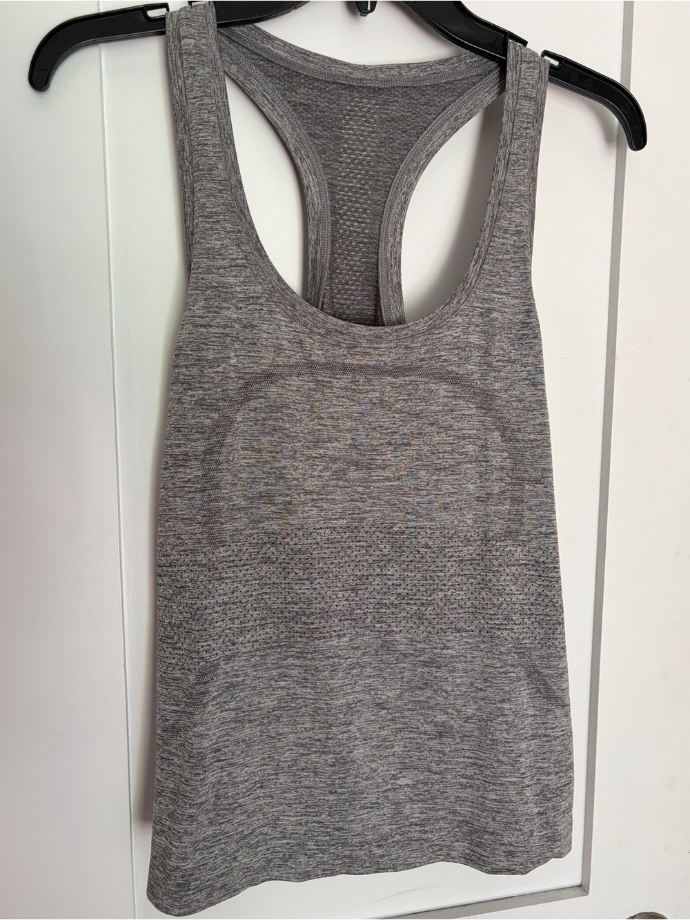 36. Size 8 LULULEMON Heathered Grey Swiftly Tank